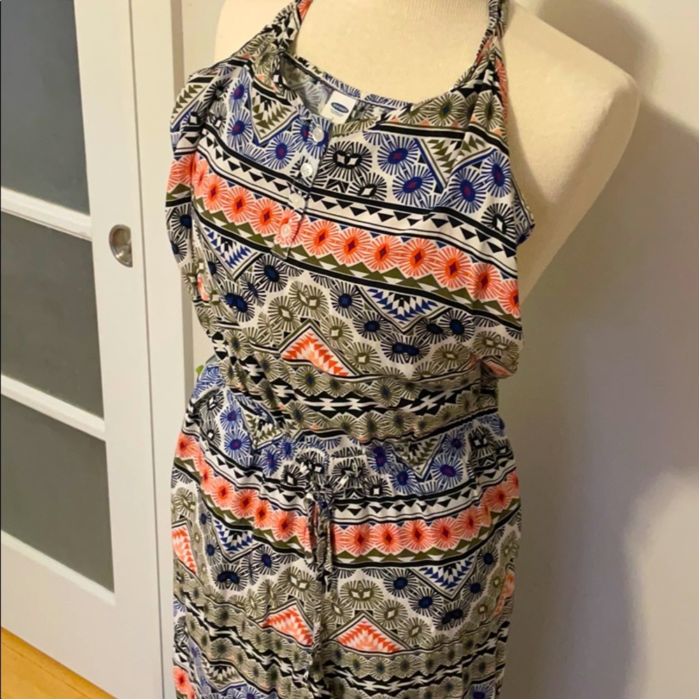 Small Tribal Print Jumpsuit